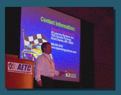 Bob Colesworthy presenting at the 2007 AETC conference in Orlando, FL