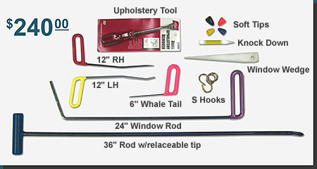 Save $89.00 on this PDR tool set from Dentcraft Tools